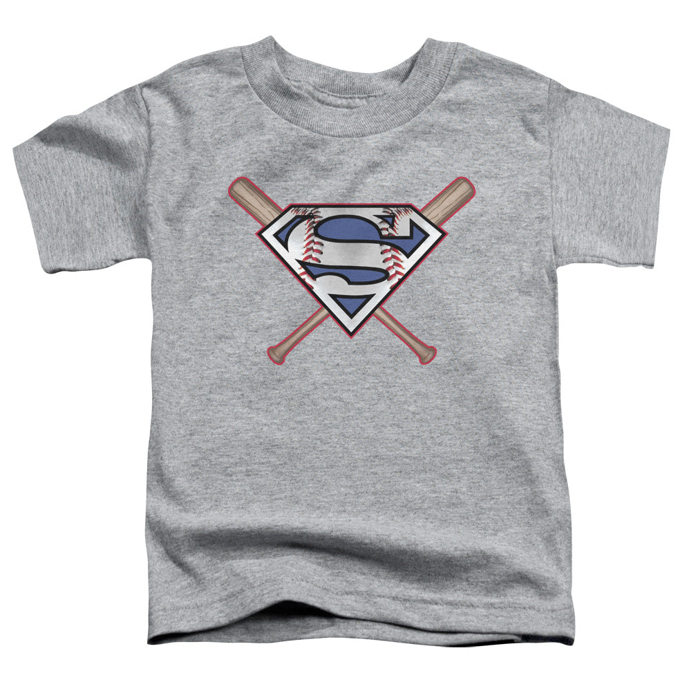 Superman Crossed Bats Licensed Toddler T-Shirt SM-LG