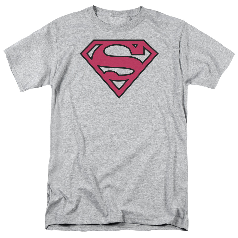 Superman Red & Black Shield Licensed Adult Unisex T-Shirt Regular Fit Tee SM-3X