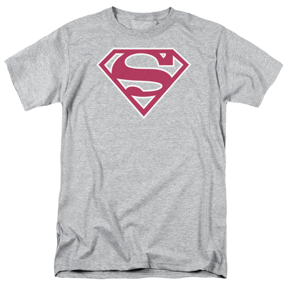 Superman Red & White Shield Licensed Adult Unisex T-Shirt Regular Fit Tee SM-3X