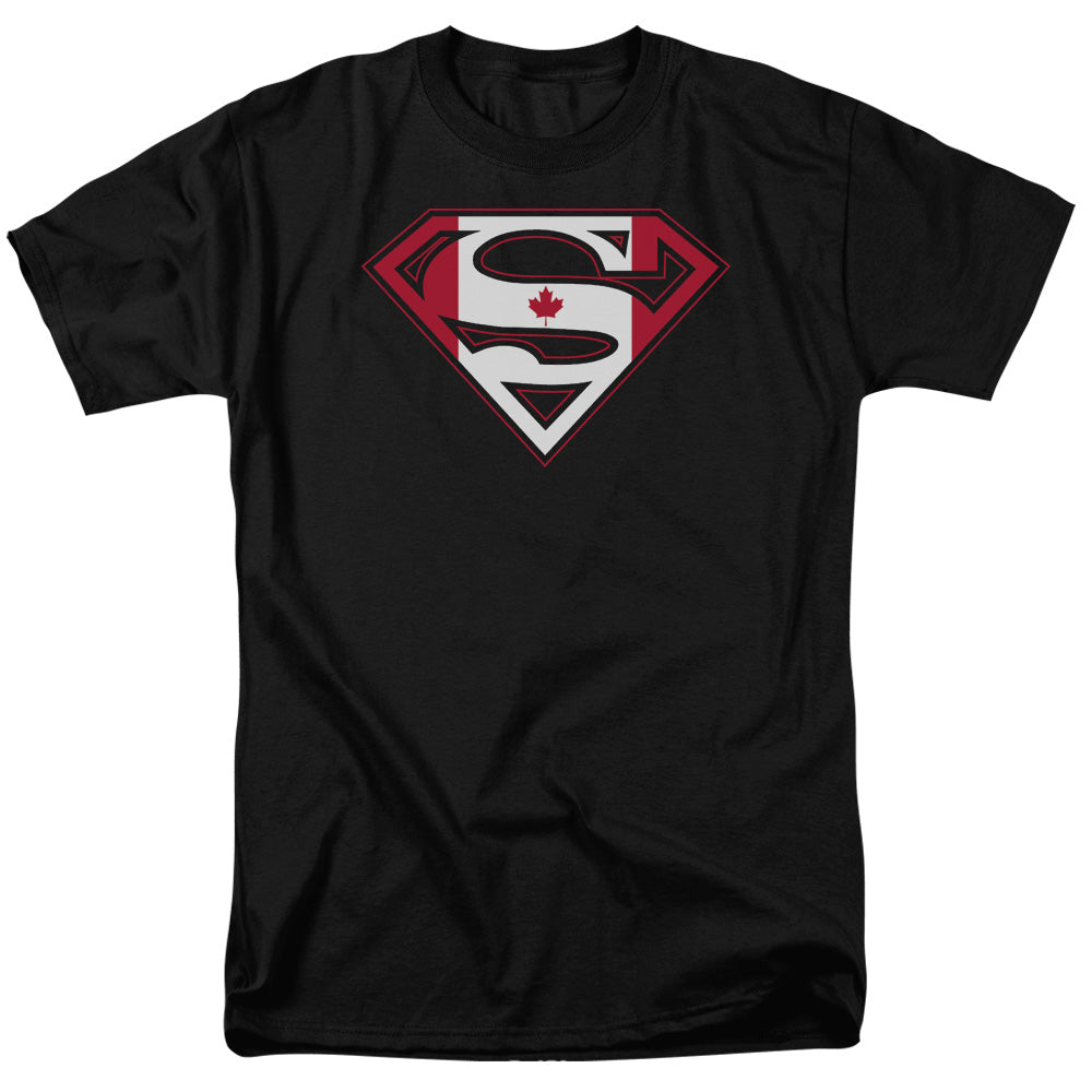 Superman Canadian Shield Licensed Adult Unisex T-Shirt Regular Fit Tee SM-3X