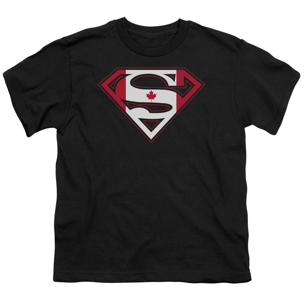 Superman Canadian Shield Licensed Kid's T-Shirt (Ages 4-7) SM-XL