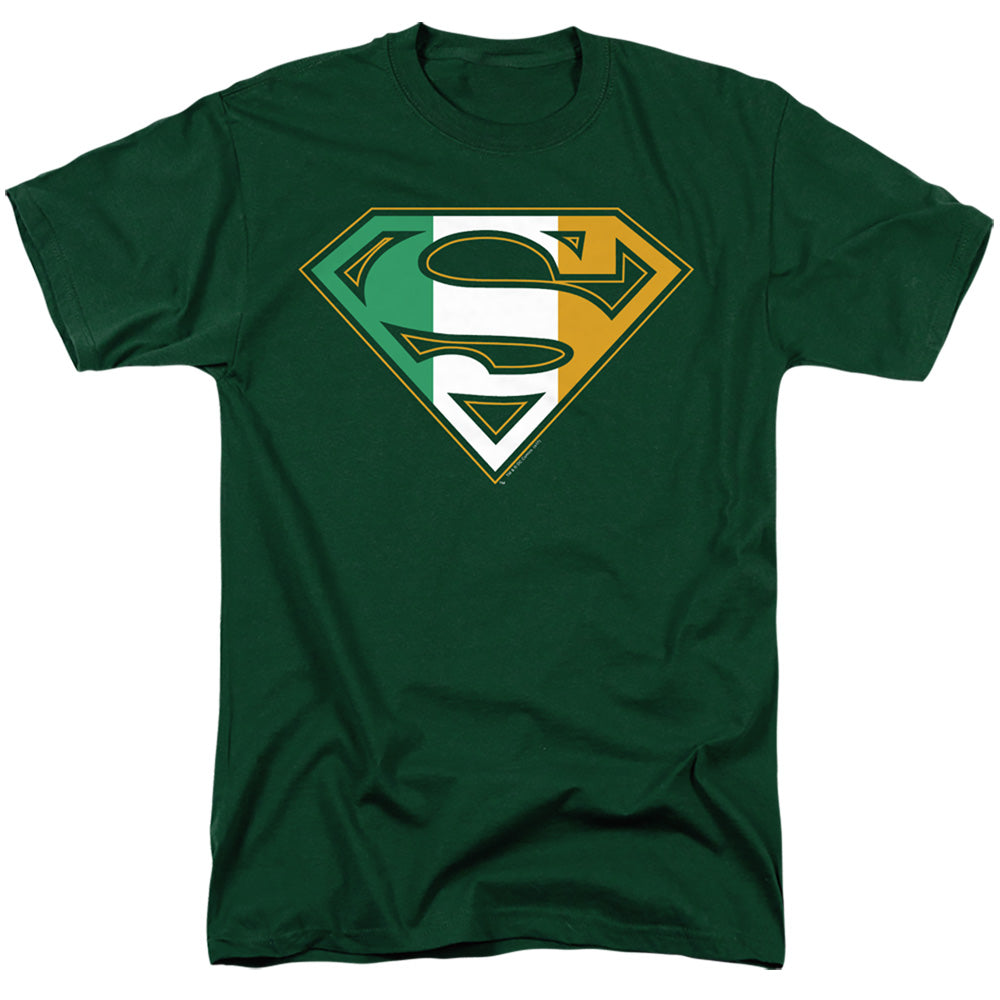 Superman Irish Shield Licensed Adult Unisex T-Shirt Regular Fit Tee SM-3X