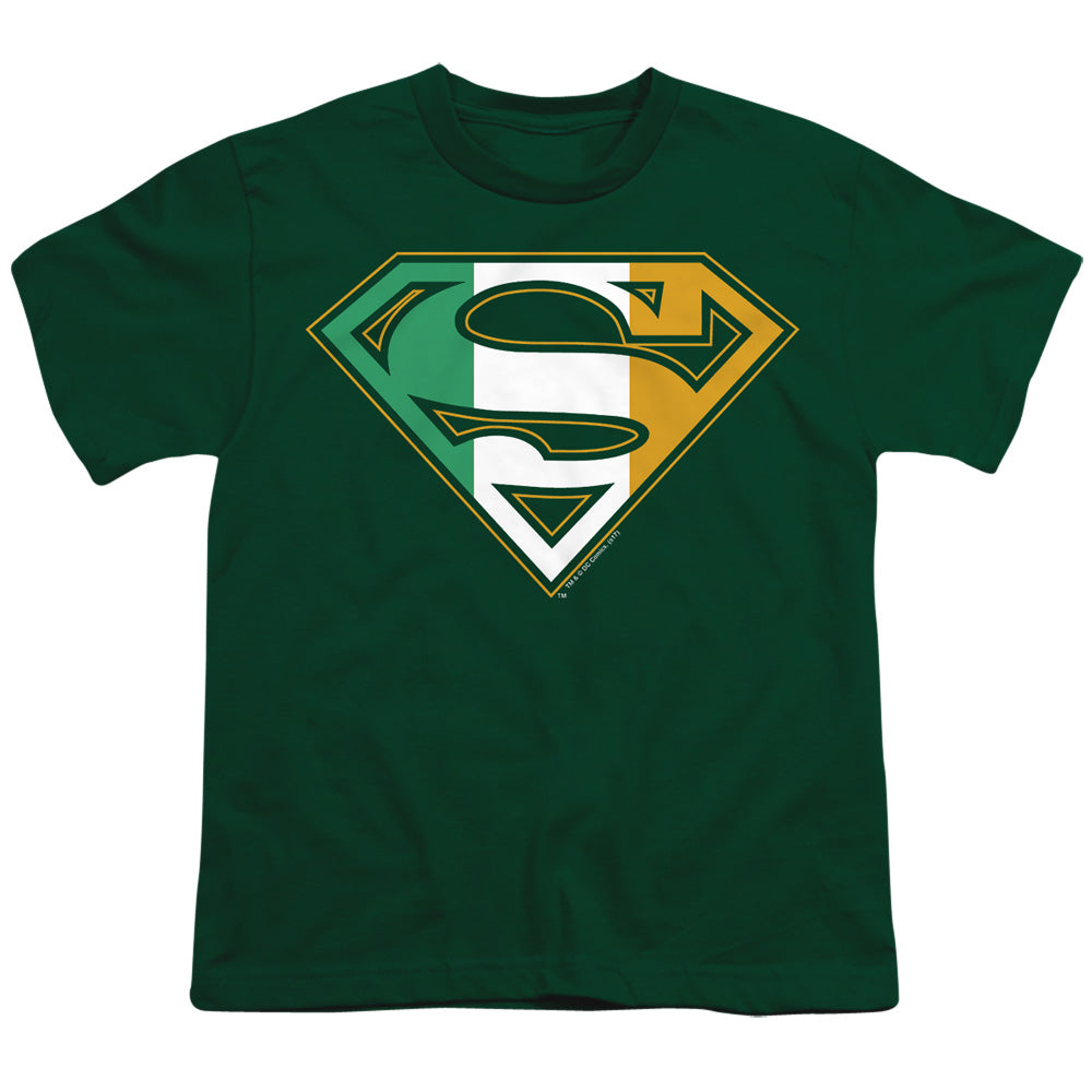Superman Irish Shield Licensed Kid's T-Shirt (Ages 4-7) SM-XL