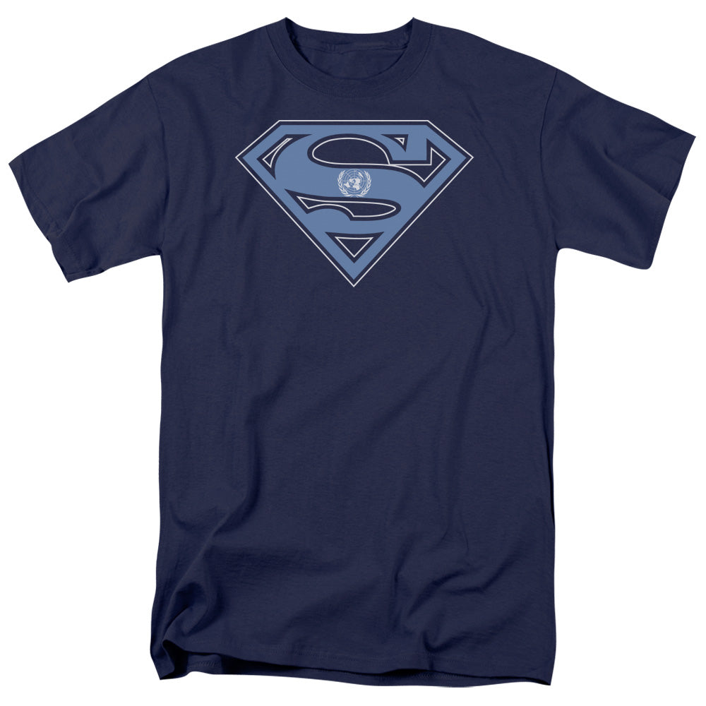 Superman U N Shield Licensed Adult Unisex T-Shirt Regular Fit Tee SM-3X