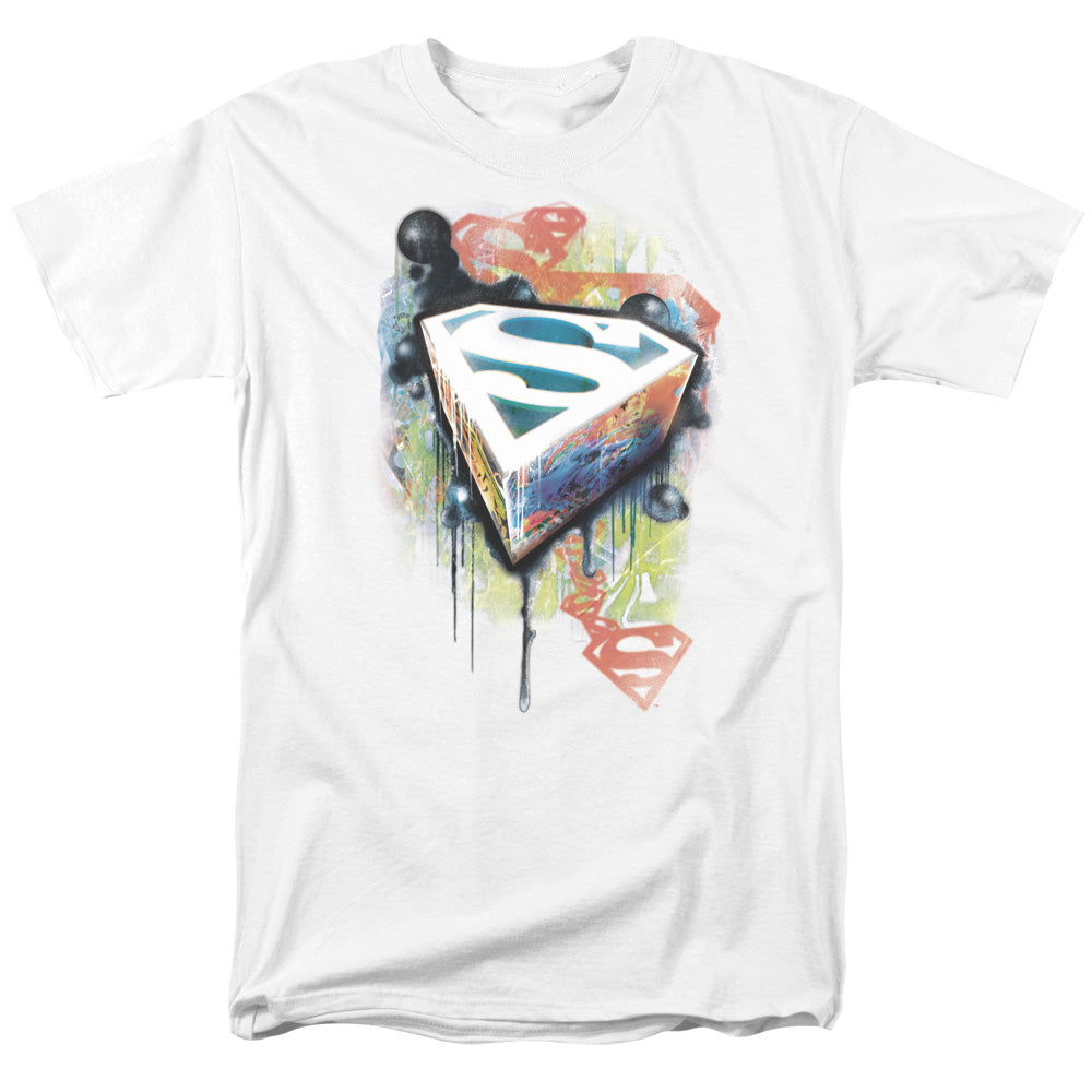 Superman Urban Shields Licensed Adult Unisex T-Shirt Regular Fit Tee SM-3X