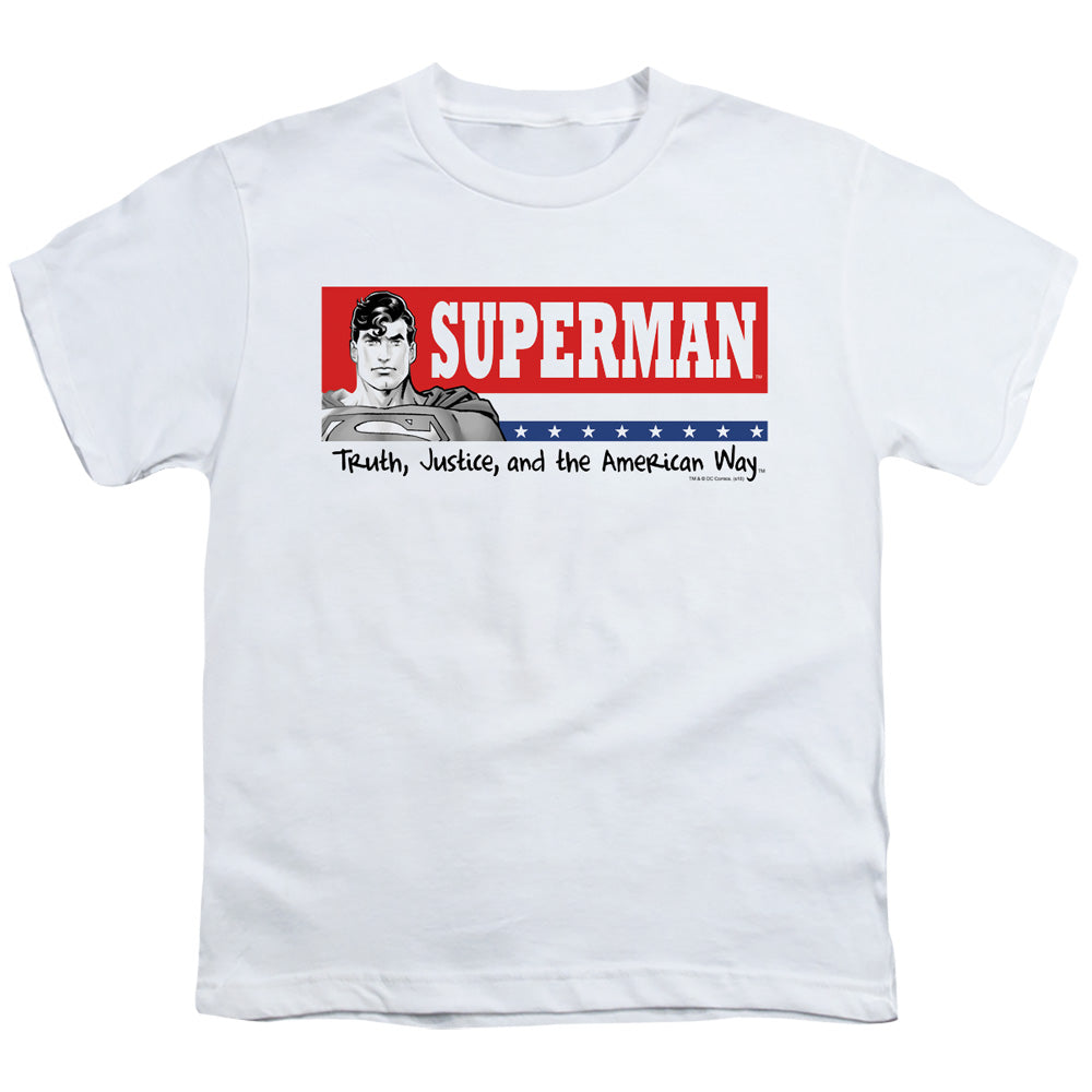 Superman Superman For President Licensed Kid's T-Shirt (Ages 4-7) SM-XL