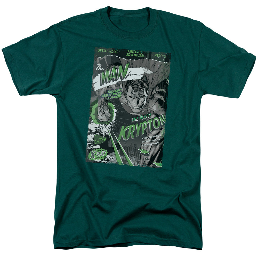 Superman The Man From Krypton Licensed Adult Unisex T-Shirt Regular Fit Tee