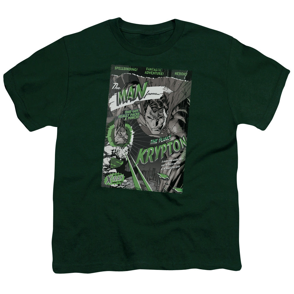 Superman The Man From Krypton Licensed Kid's T-Shirt (Ages 4-7) SM-XL