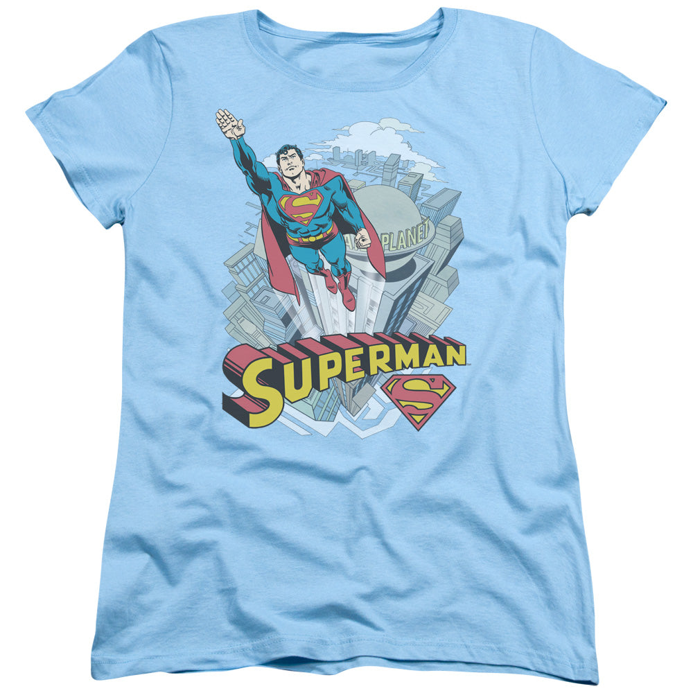Superman Skyward Licensed Women's T-Shirt Regular Fit SM-MD