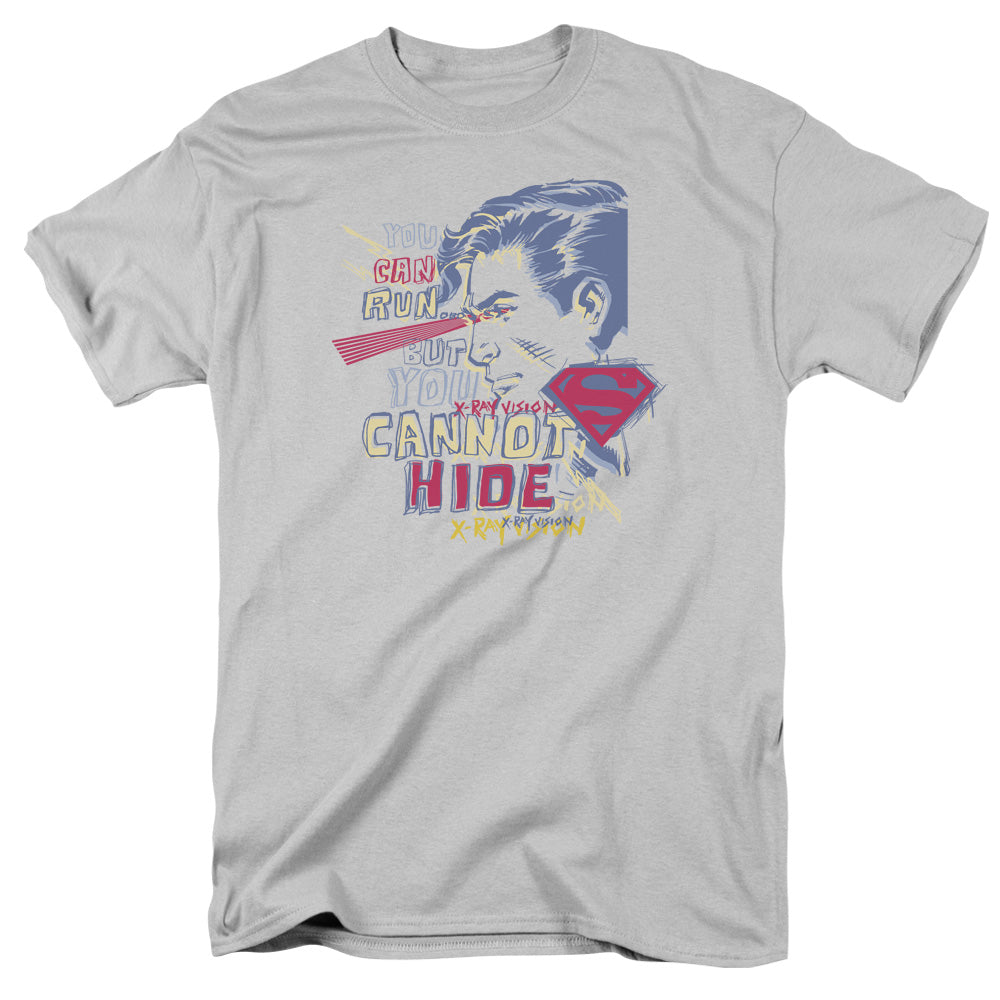 Superman You Can Run Licensed Adult Unisex T-Shirt Regular Fit Tee SM-3X