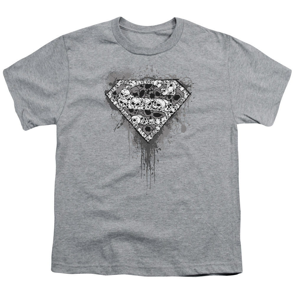 Superman Many Super Skulls Licensed Kid's T-Shirt (Ages 4-7) SM-XL
