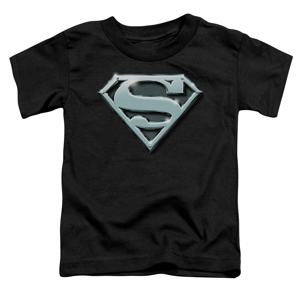 Superman Chrome Shield Licensed Toddler T-Shirt SM-LG