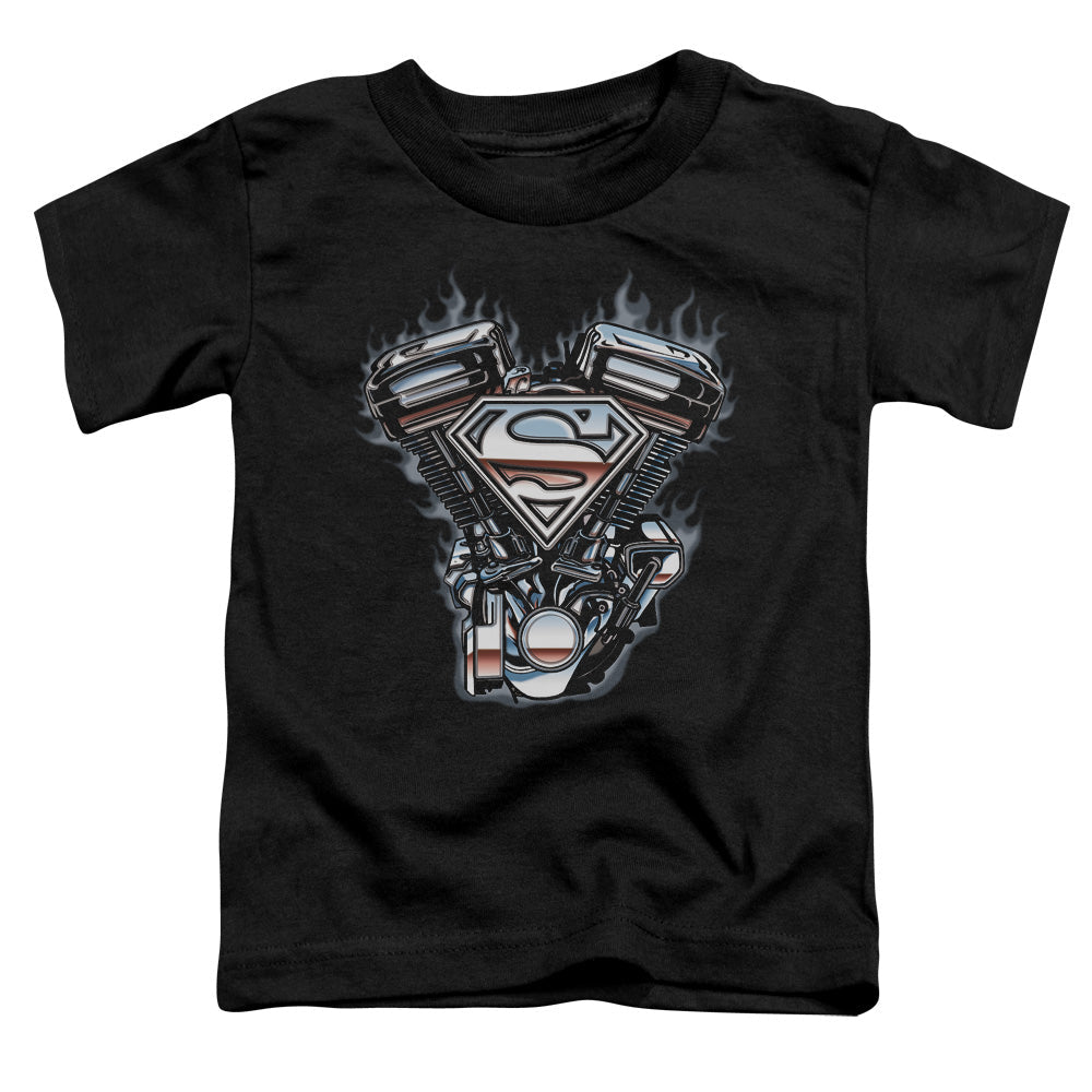 Superman V Twin Logo Licensed Toddler T-Shirt SM-LG