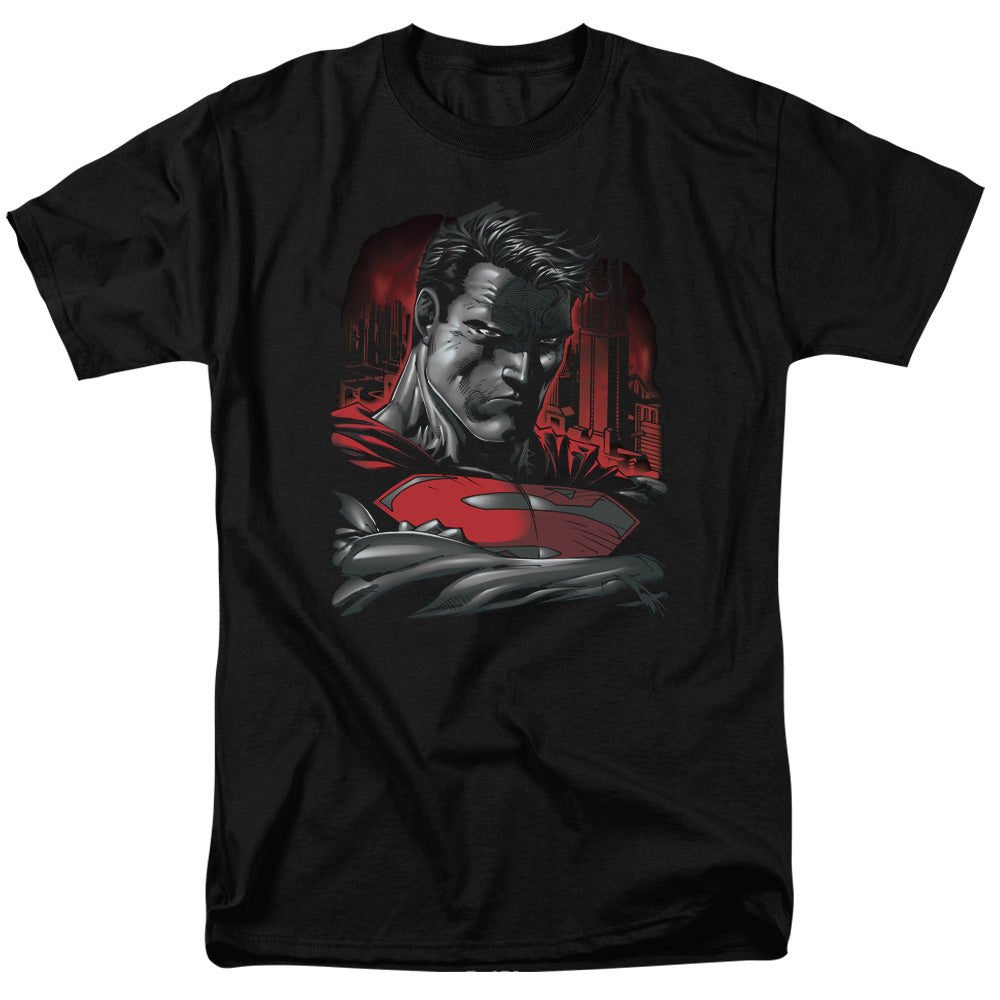 Superman Man Of Steel Licensed Adult Unisex T-Shirt Regular Fit Tee SM-3X