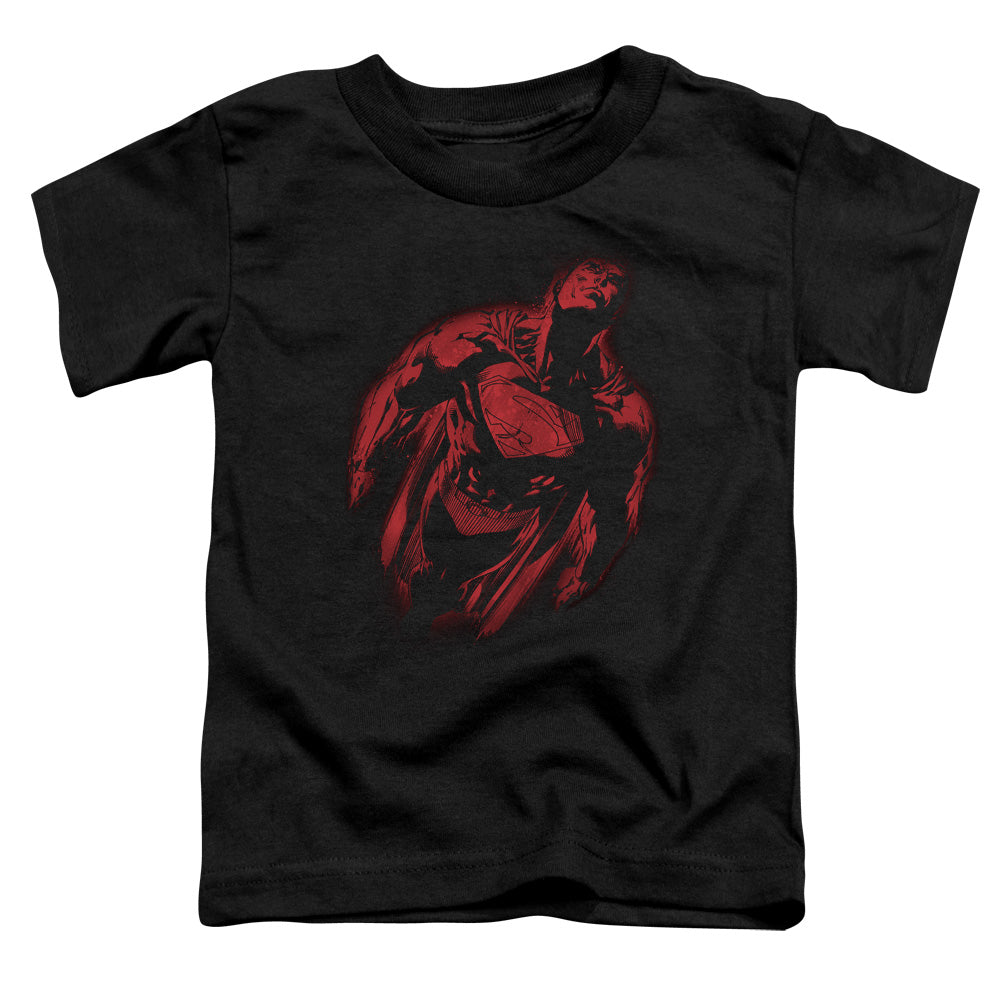 Superman Sprayed Supes Licensed Toddler T-Shirt LG