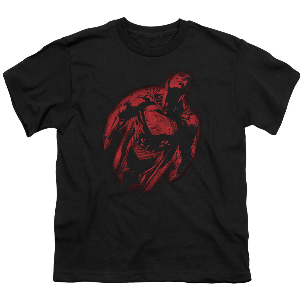 Superman Sprayed Supes Licensed Kid's T-Shirt (Ages 4-7) XS-XL