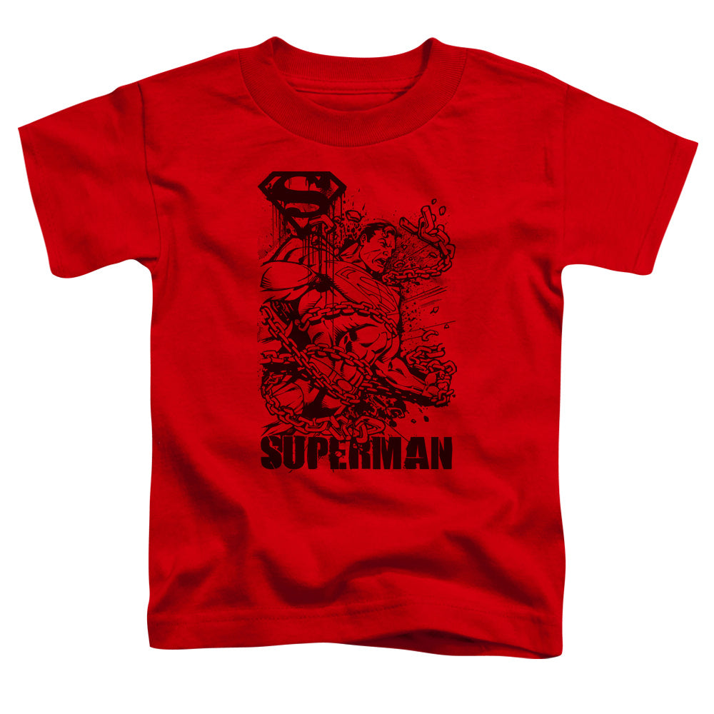 Superman Breaking Chains Licensed Toddler T-Shirt LG
