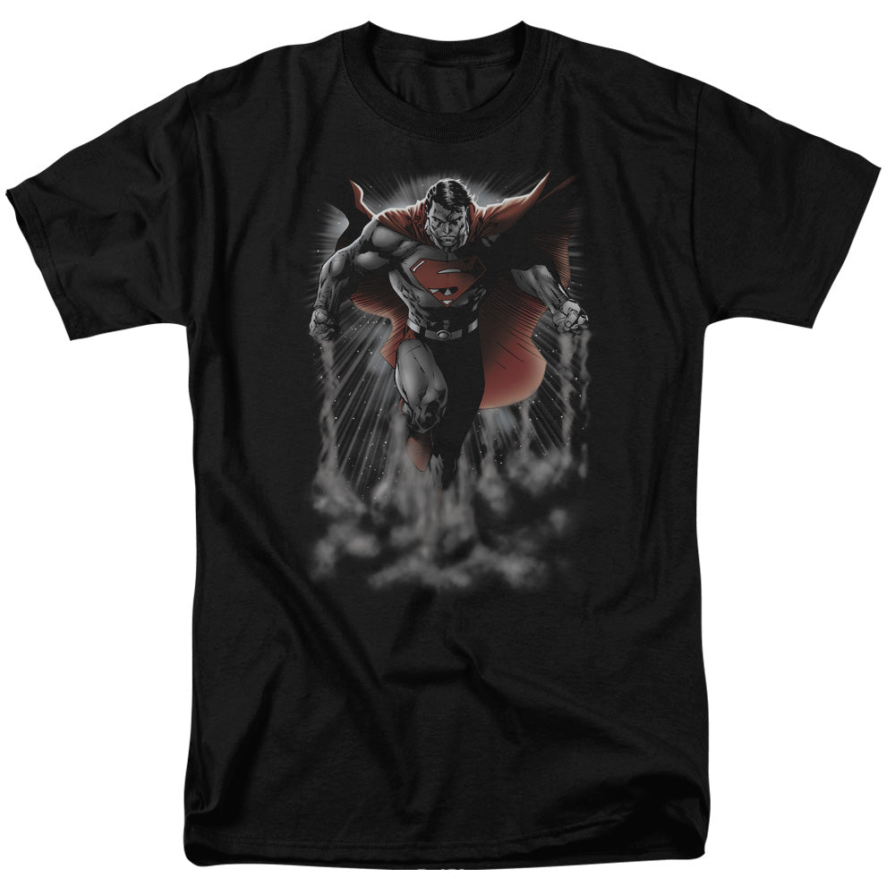 Superman Above The Clouds Licensed Adult Unisex T-Shirt Regular Fit Tee SM-7X