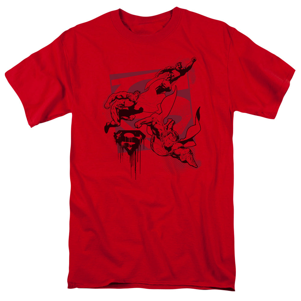 Superman Omnipresent Licensed Adult Unisex T-Shirt Regular Fit Tee MD-3X