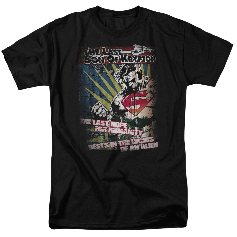 Superman Last Hope Licensed Adult Unisex T-Shirt Regular Fit Tee SM-3X