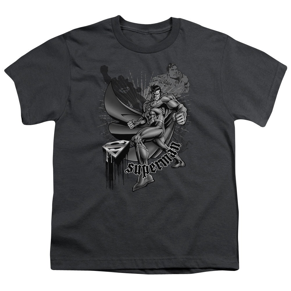 Superman Fight And Flight Licensed Kid's T-Shirt (Ages 4-7) SM-LG