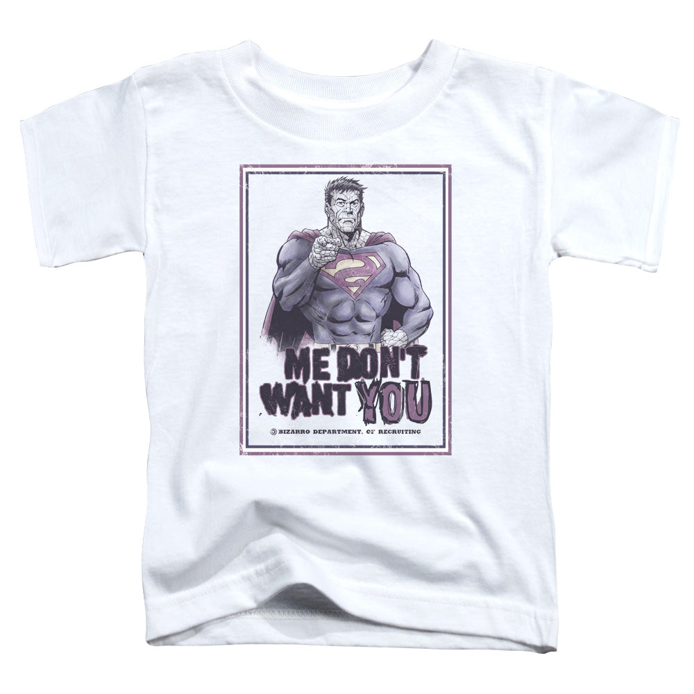 Superman Dont Want You Licensed Toddler T-Shirt LG-SM
