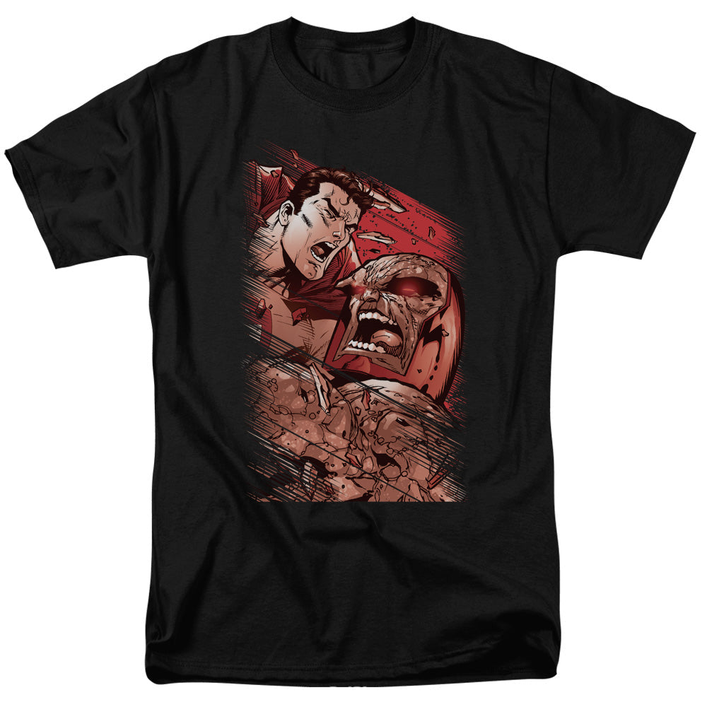 Superman Supes Vs Darkseid Licensed Adult Unisex T-Shirt Regular Fit Tee SM-3X