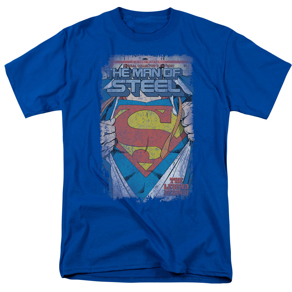 Superman Legendary Licensed Adult Unisex T-Shirt Regular Fit Tee SM-3X