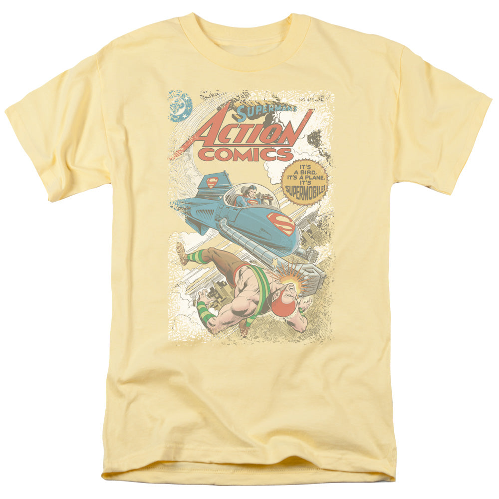 Superman Action #481 Cover Licensed Adult Unisex T-Shirt Regular Fit Tee SM-3X