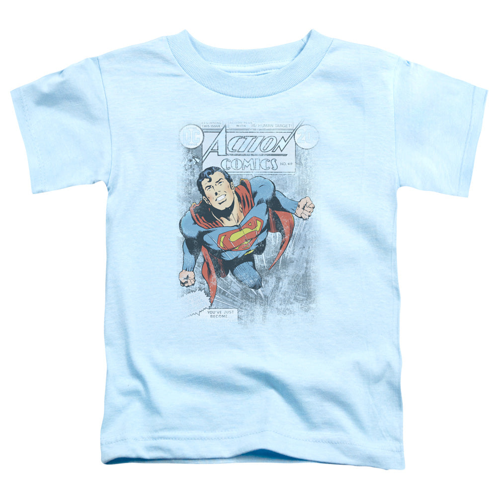 Superman Action #419 Distress Licensed Toddler T-Shirt SM-LG
