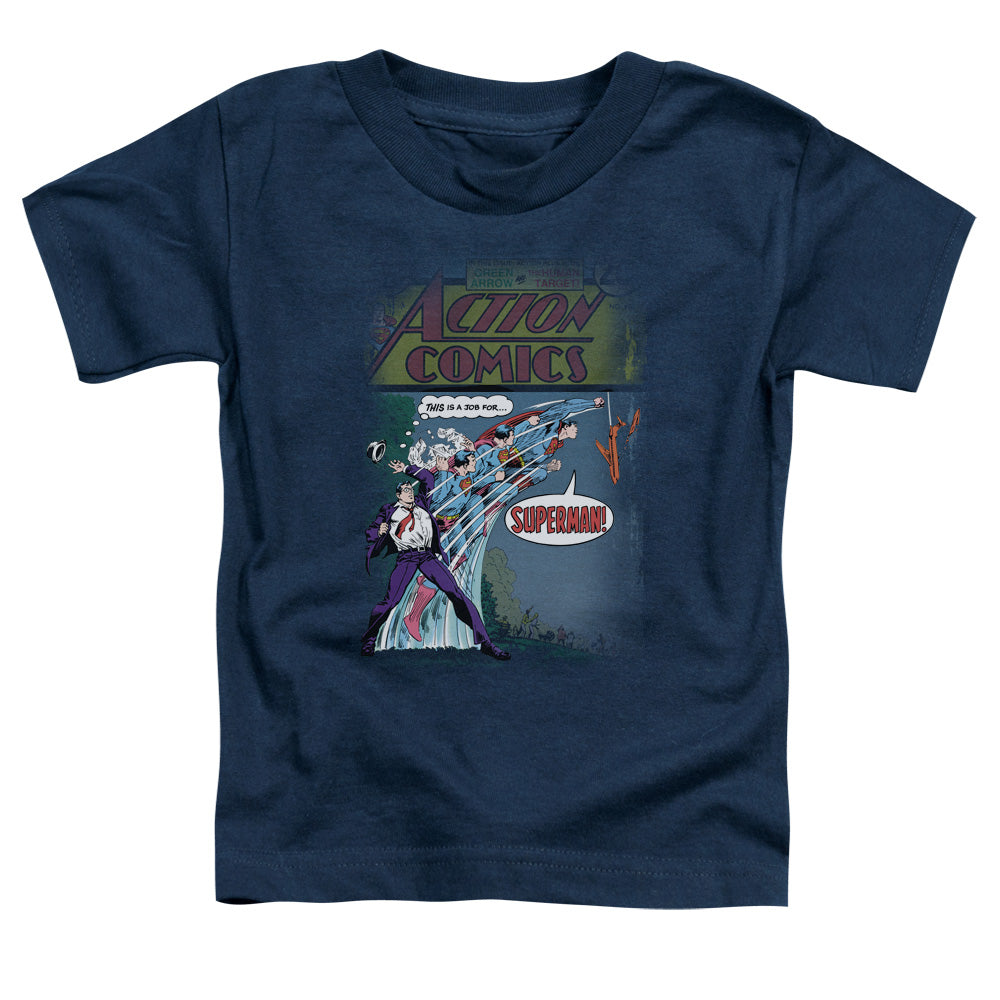 Superman Quick Change Licensed Toddler T-Shirt LG