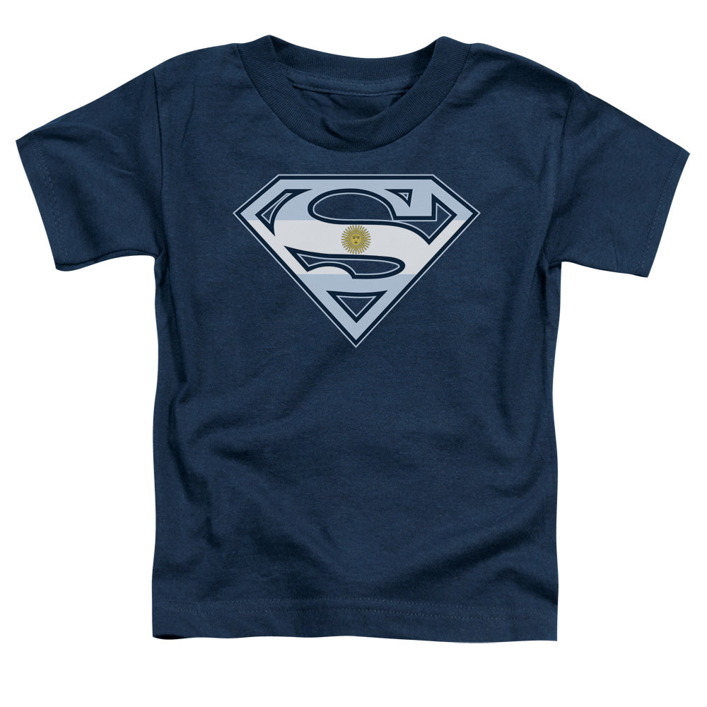 Superman Argentinian Shield Licensed Toddler T-Shirt LG