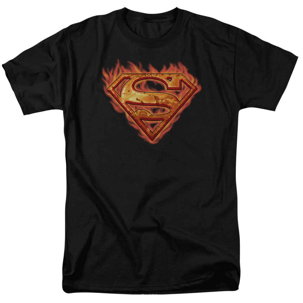 Superman Hot Metal Licensed Adult Unisex T-Shirt Regular Fit Tee SM-3X