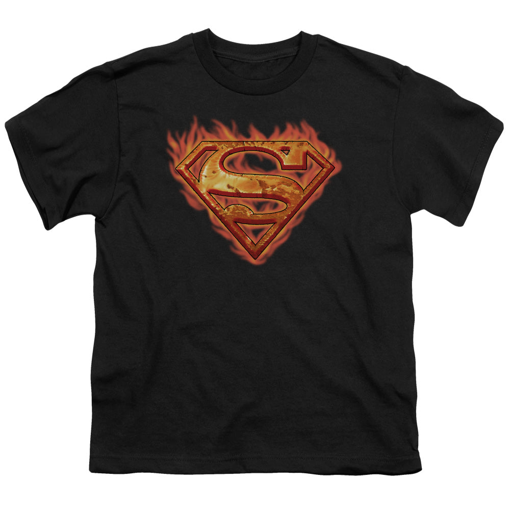 Superman Hot Metal Licensed Kid's T-Shirt (Ages 4-7) XS-XL