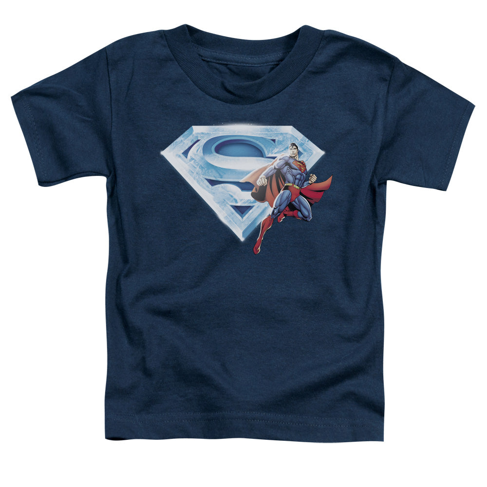 Superman Superman & Crystal Logo Licensed Toddler T-Shirt SM-LG