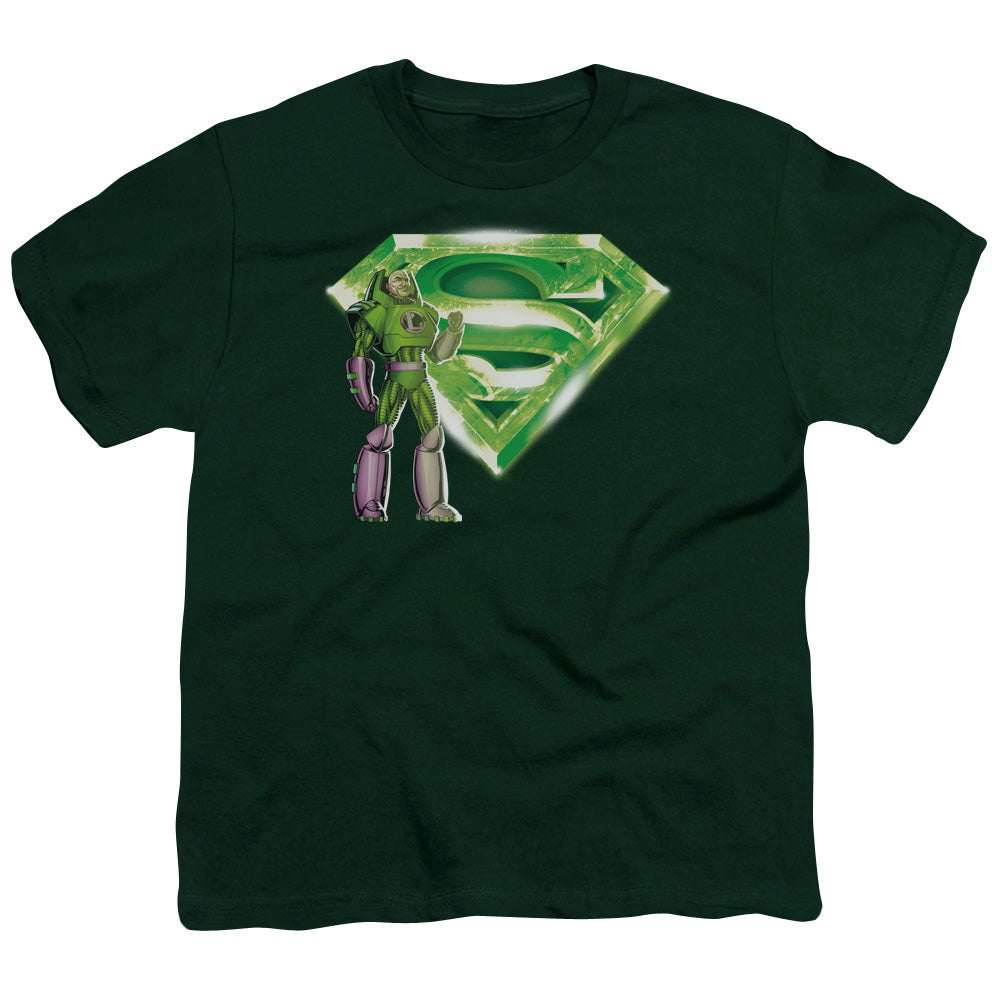 Superman Lex & Kryptonite Logo Licensed Kid's T-Shirt (Ages 4-7) SM