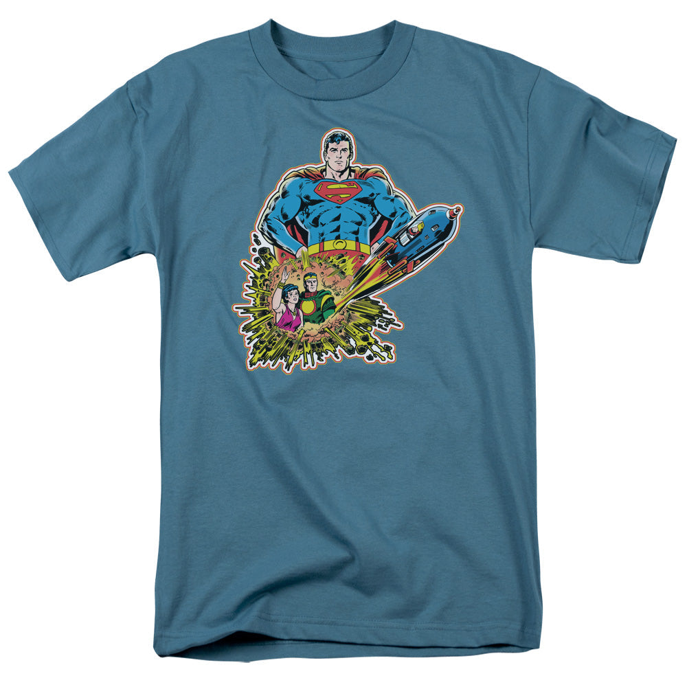 Superman Doomed Planet Licensed Adult Unisex T-Shirt Regular Fit Tee SM-3X