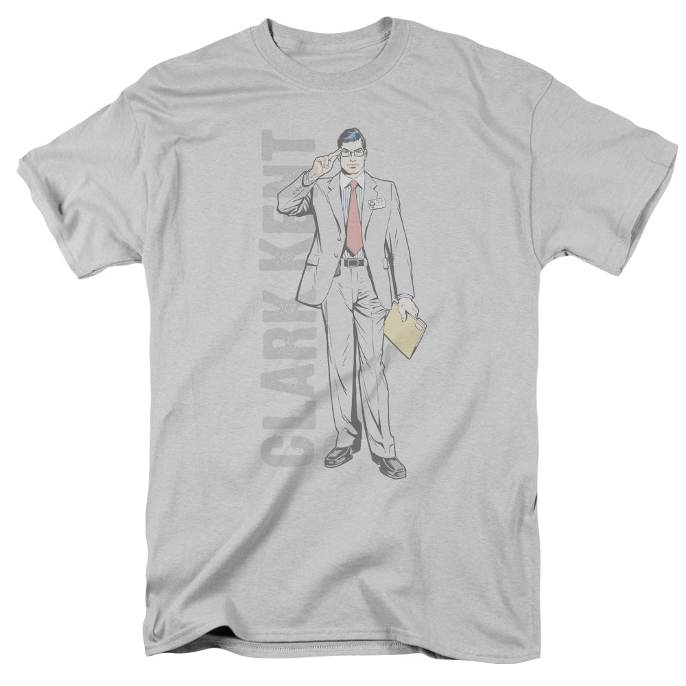 Superman Clark Kent Licensed Adult Unisex T-Shirt Regular Fit Tee SM-3X