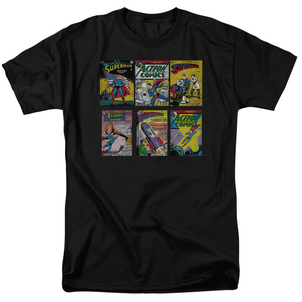 Superman Sm Covers Licensed Adult Unisex T-Shirt Regular Fit Tee SM-3X