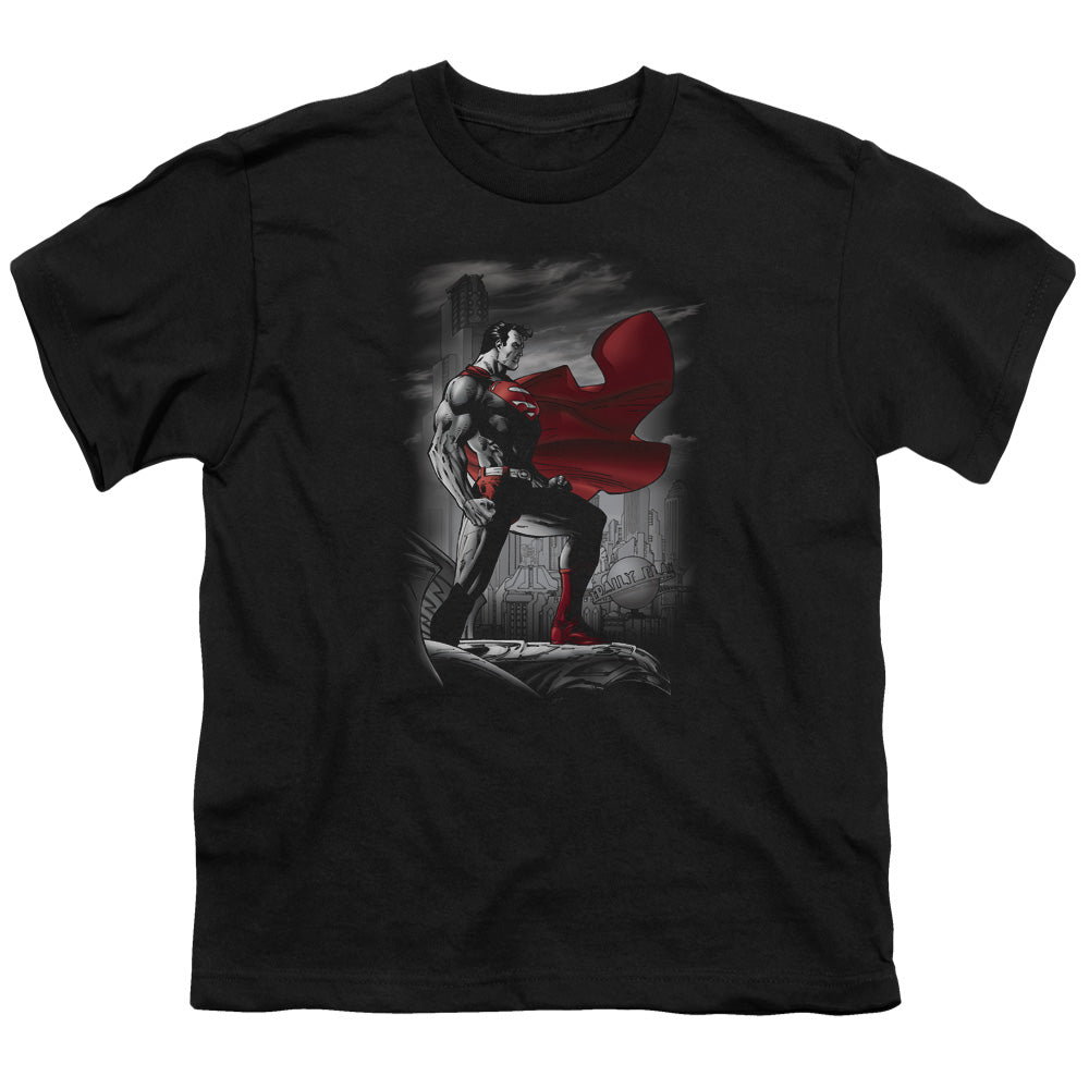 Superman Metropolis Guardian Licensed Kid's T-Shirt (Ages 4-7) SM