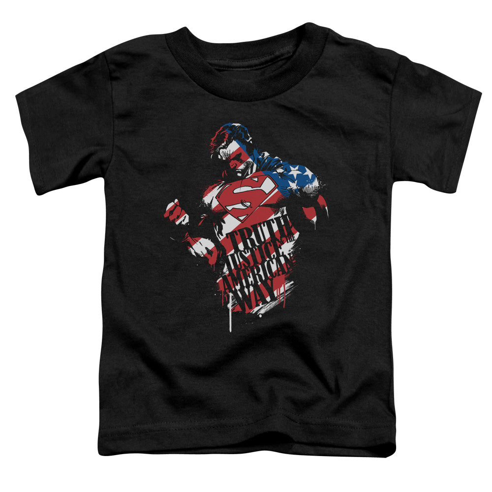Superman The American Way Licensed Toddler T-Shirt SM