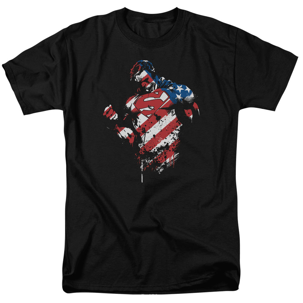 Superman The American Way Licensed Adult Unisex T-Shirt Regular Fit Tee MD-2X