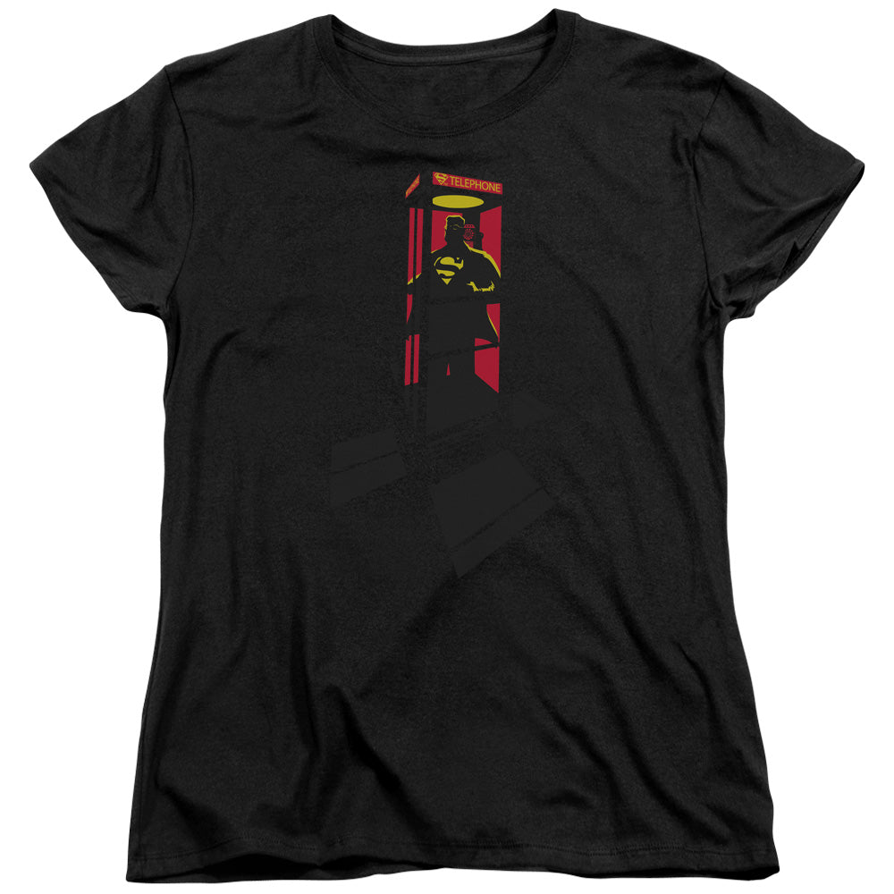 Superman Super Booth Licensed Women's T-Shirt Regular Fit SM