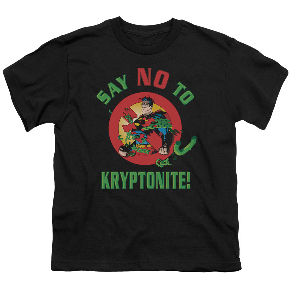 Superman Say No To Kryptonite Licensed Kid's T-Shirt (Ages 4-7) SM-MD