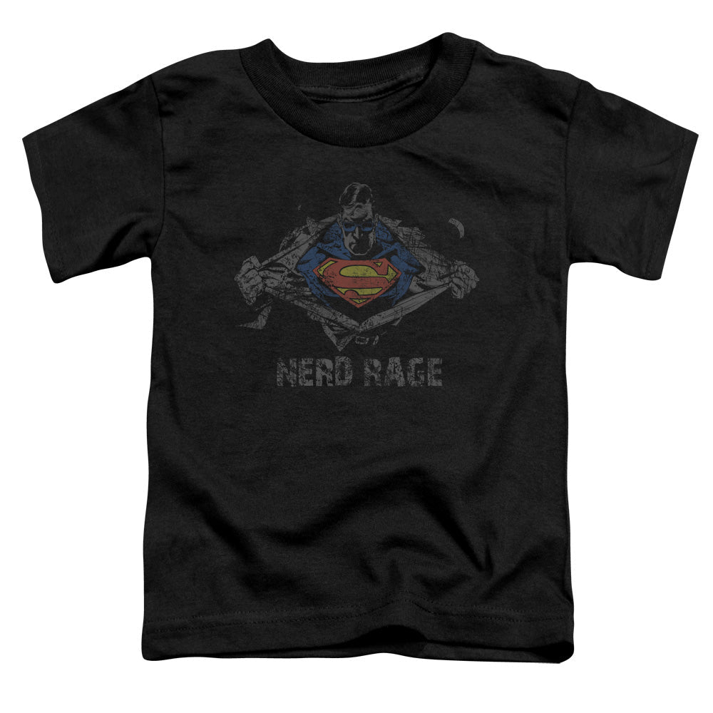 Superman Nerd Rage Licensed Toddler T-Shirt SM