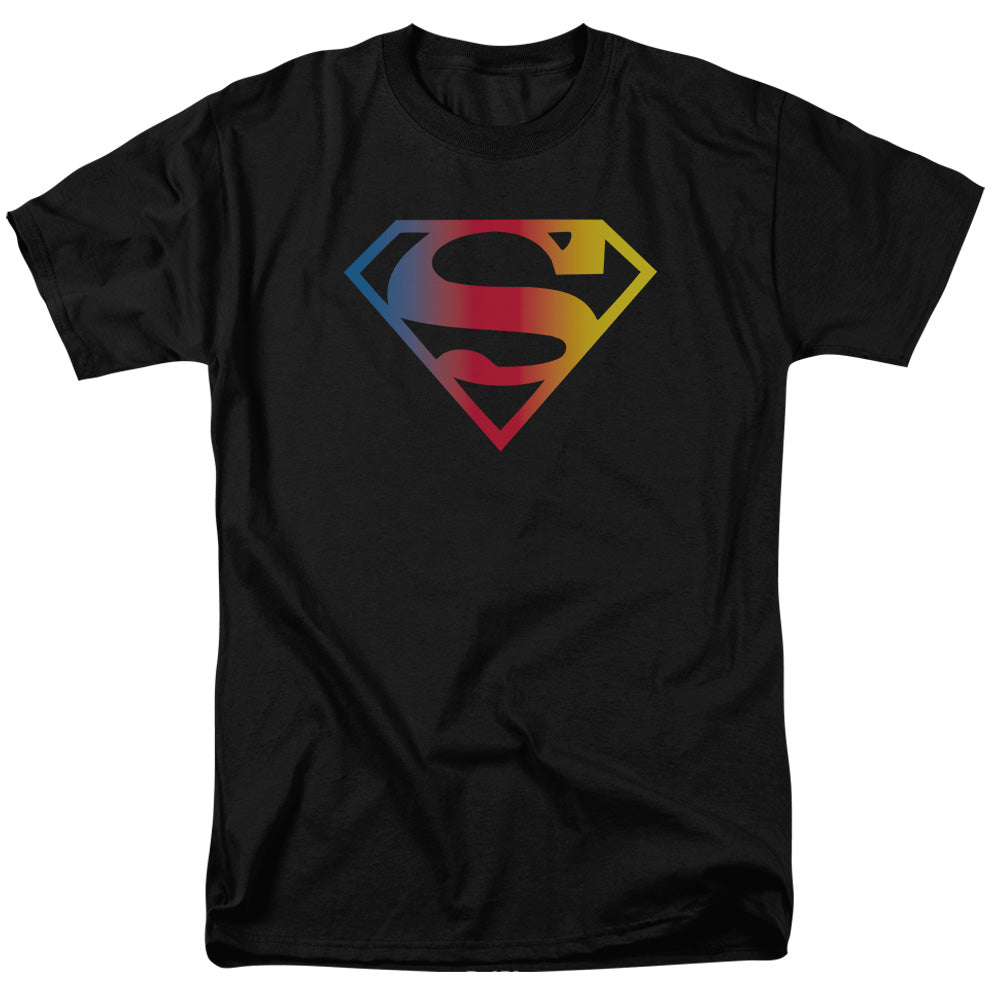 Superman Gradient Superman Logo Licensed Adult Unisex T-Shirt Regular Fit Tee