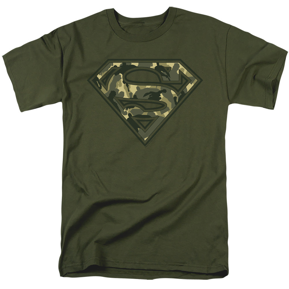 Superman Super Camo Licensed Adult Unisex T-Shirt Regular Fit Tee SM-3X