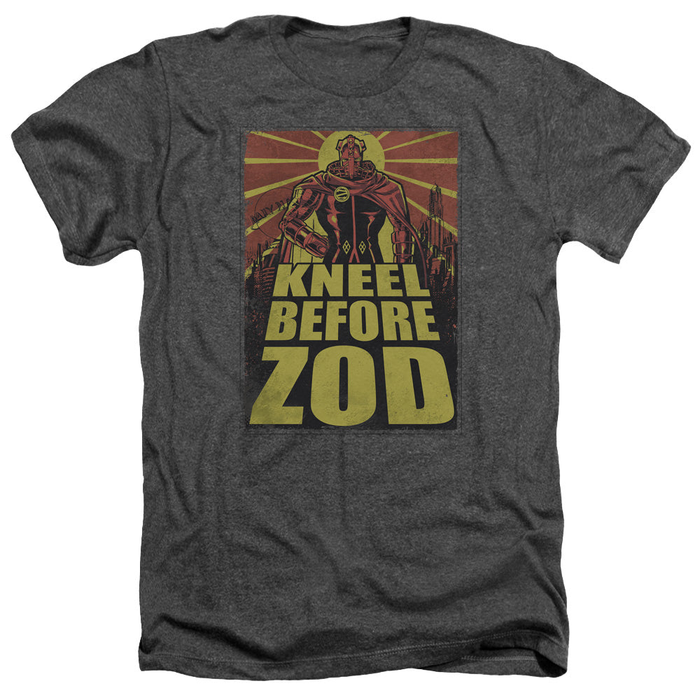 Superman Zod Poster Licensed Adult Unisex T-Shirt Heather Tee LG