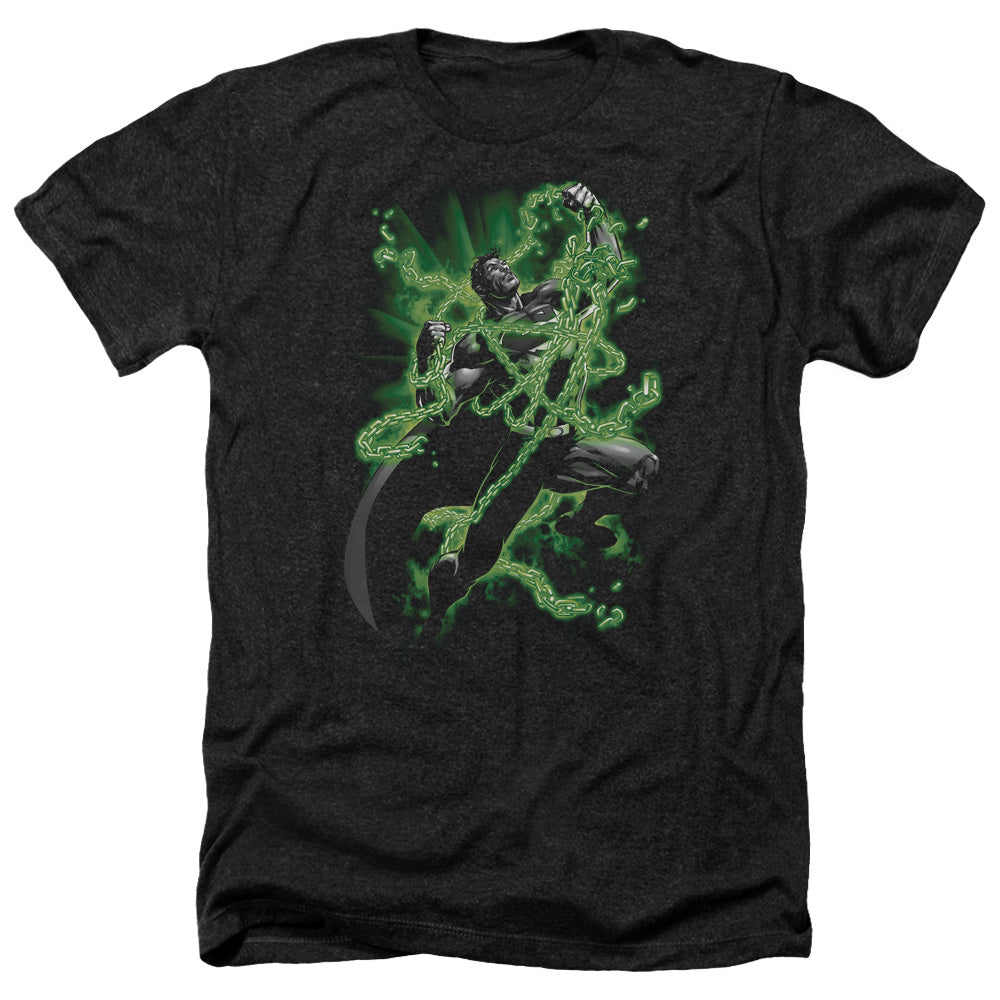 Superman Kryptonite Chains Licensed Adult Unisex T-Shirt Heather Tee LG