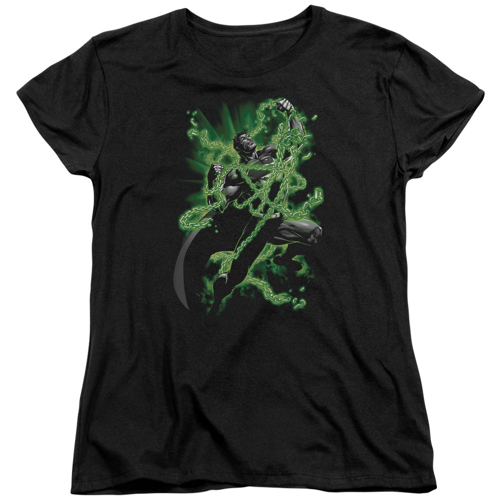 Superman Kryptonite Chains Licensed Women's T-Shirt Regular Fit SM